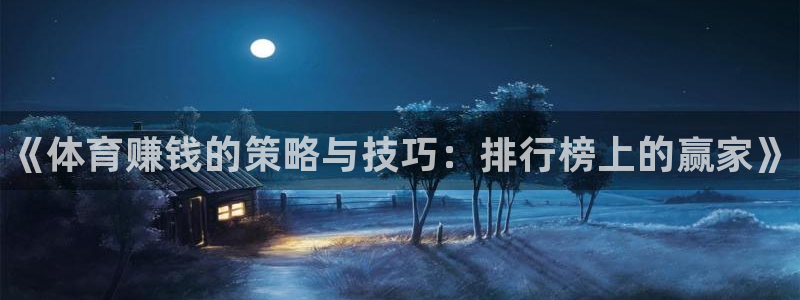 3377体育官方正版app集团简介：《体育赚钱的策略