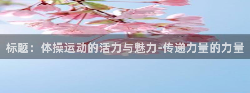 3377体育官方正版app娱乐网站：标题：体操运动的活力与魅